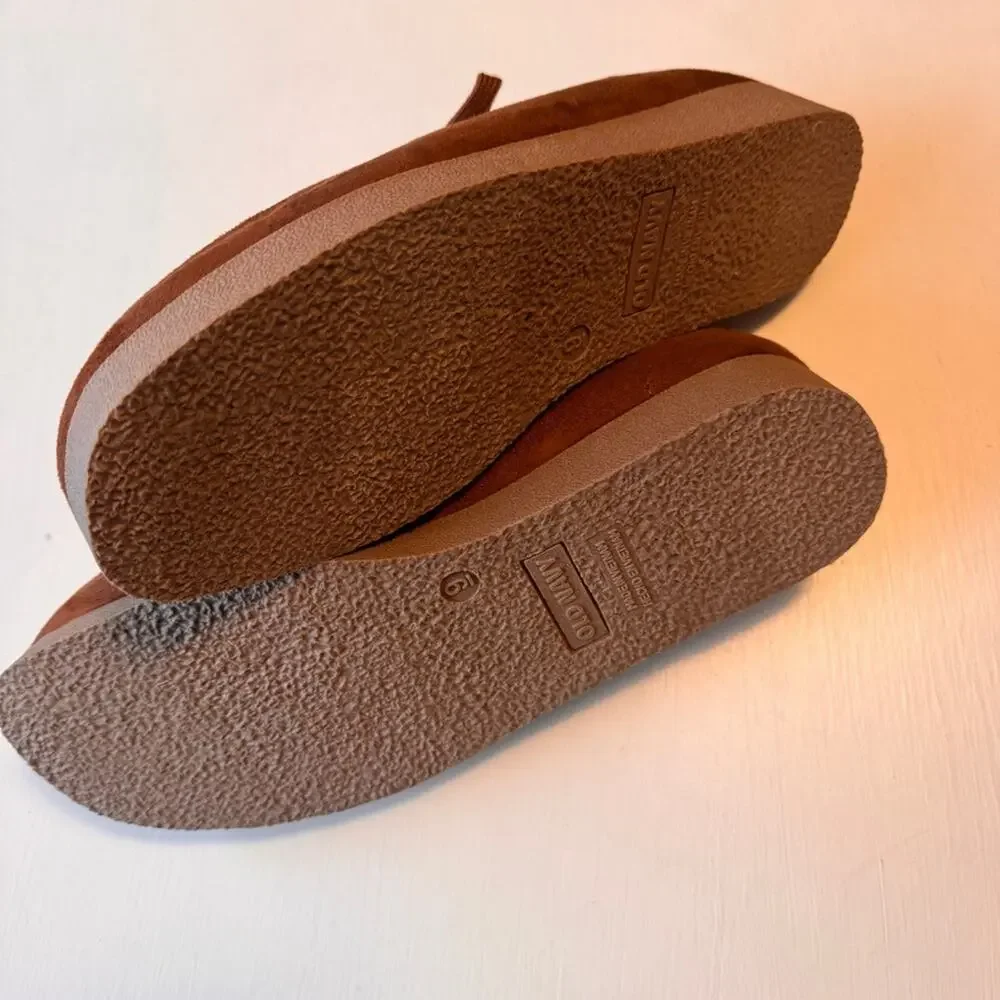 Old Navy Derby Chukka Style Hazelnut Suede Shoes Lace Up Ankle Boots Sz 9 NWT